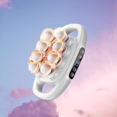 Appareil massage - High - FrequencyBodyMassage™ - Blanc 8 têtes - Accessoire Relax Azy