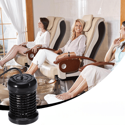 Appareil Massage Pieds - IonSpaMini™ - Noir - Accessoire Relax Azy